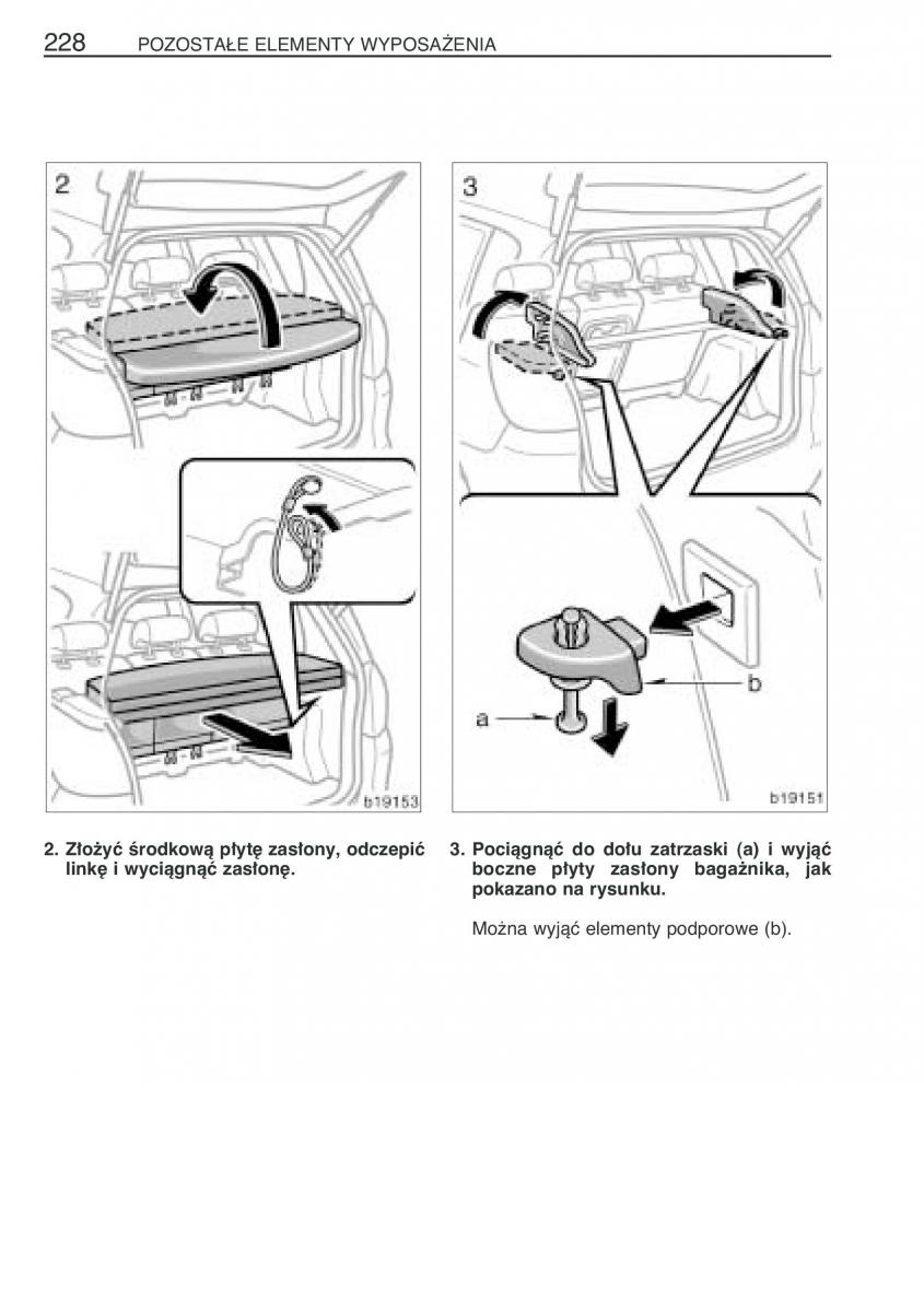 manual  Toyota Corolla Verso I 1 instrukcja / page 235