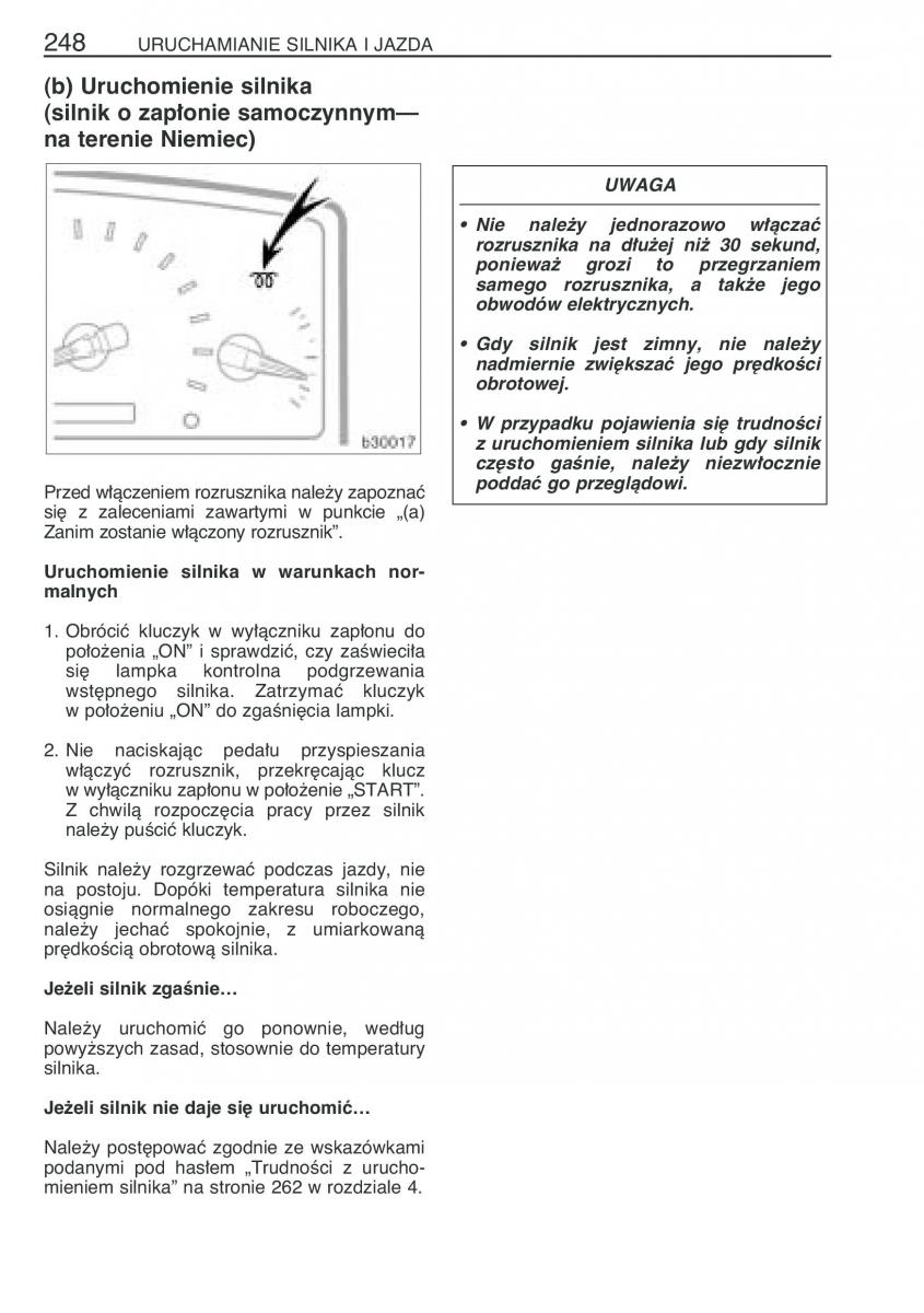 manual  Toyota Corolla Verso I 1 instrukcja / page 255