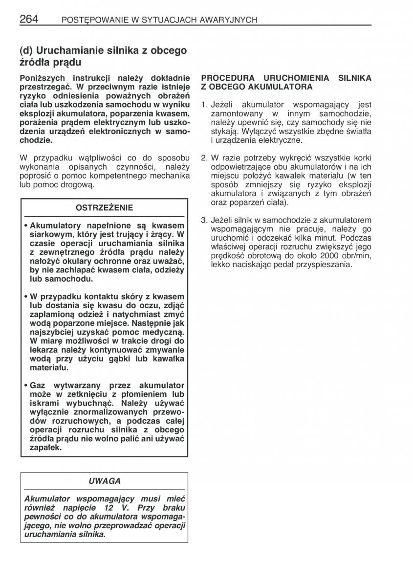 manual  Toyota Corolla Verso I 1 instrukcja / page 271