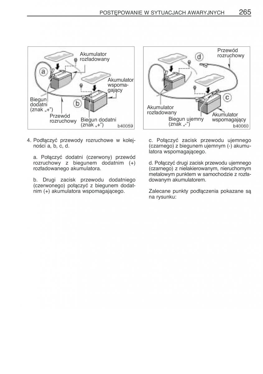 manual  Toyota Corolla Verso I 1 instrukcja / page 272