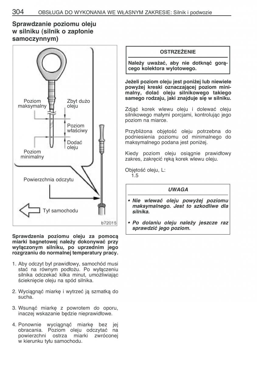 manual  Toyota Corolla Verso I 1 instrukcja / page 311