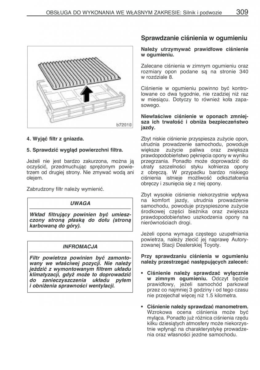 manual  Toyota Corolla Verso I 1 instrukcja / page 316