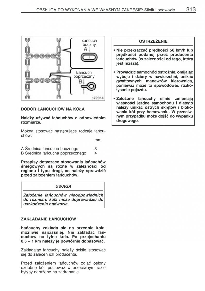 manual  Toyota Corolla Verso I 1 instrukcja / page 320