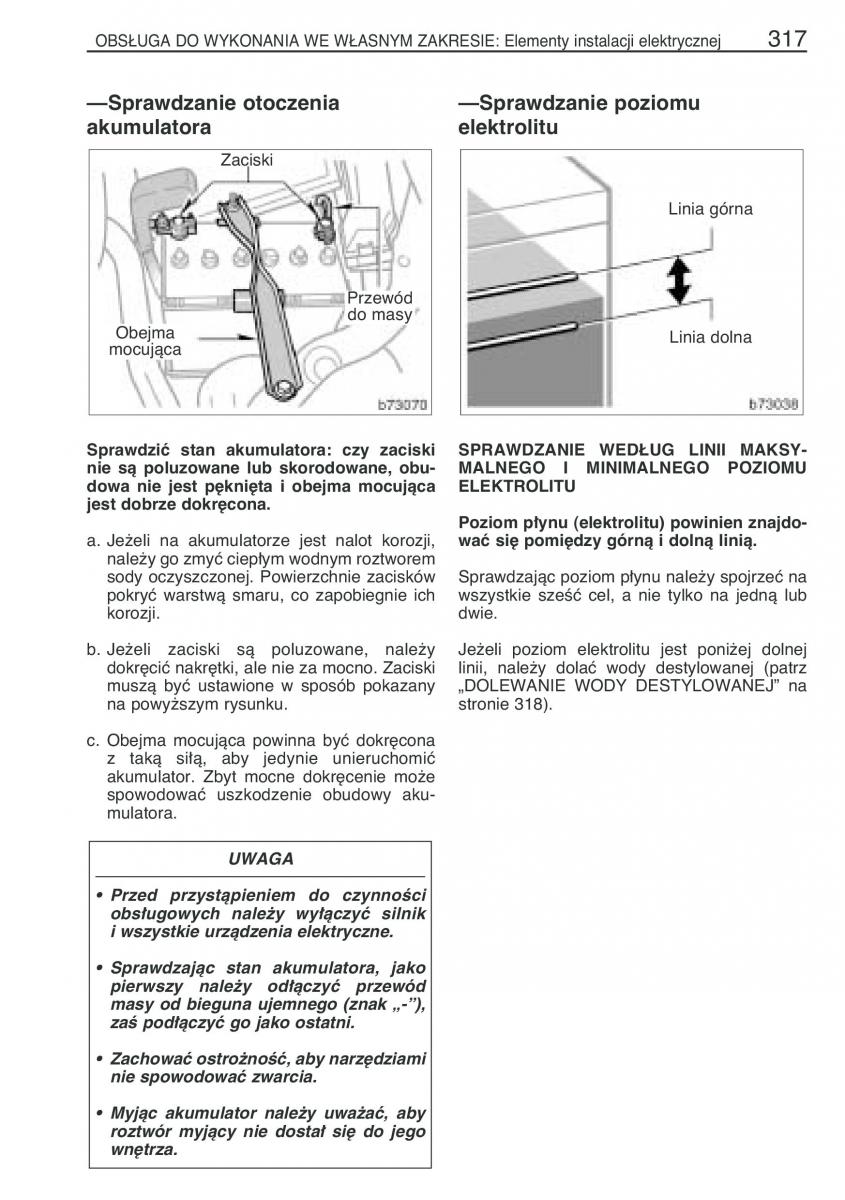 manual  Toyota Corolla Verso I 1 instrukcja / page 324