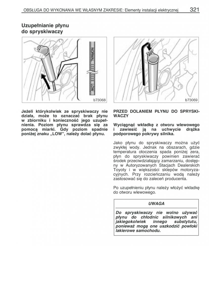 manual  Toyota Corolla Verso I 1 instrukcja / page 328