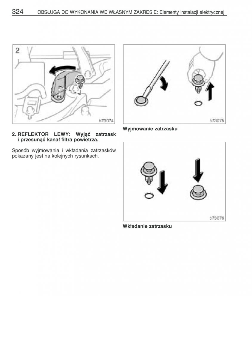 manual  Toyota Corolla Verso I 1 instrukcja / page 331