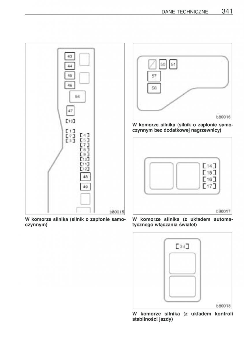 manual  Toyota Corolla Verso I 1 instrukcja / page 348