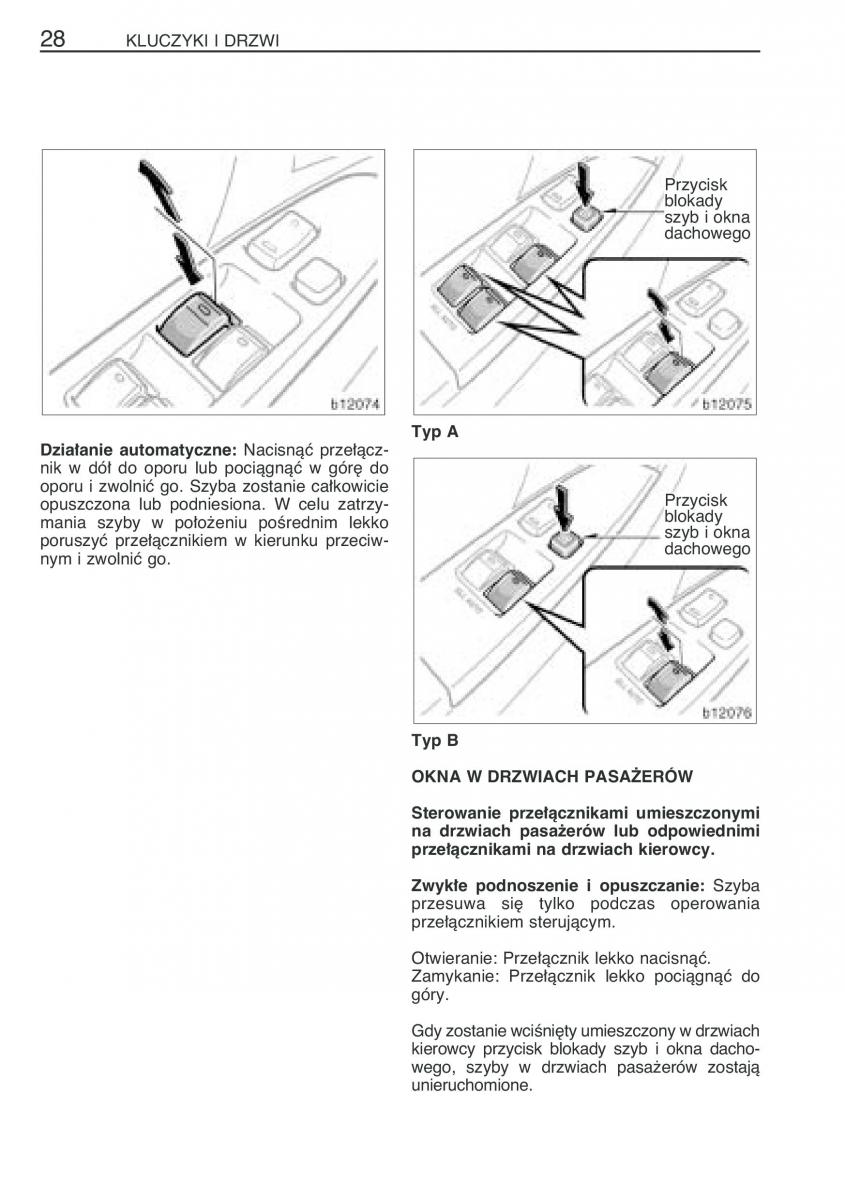 manual  Toyota Corolla Verso I 1 instrukcja / page 35