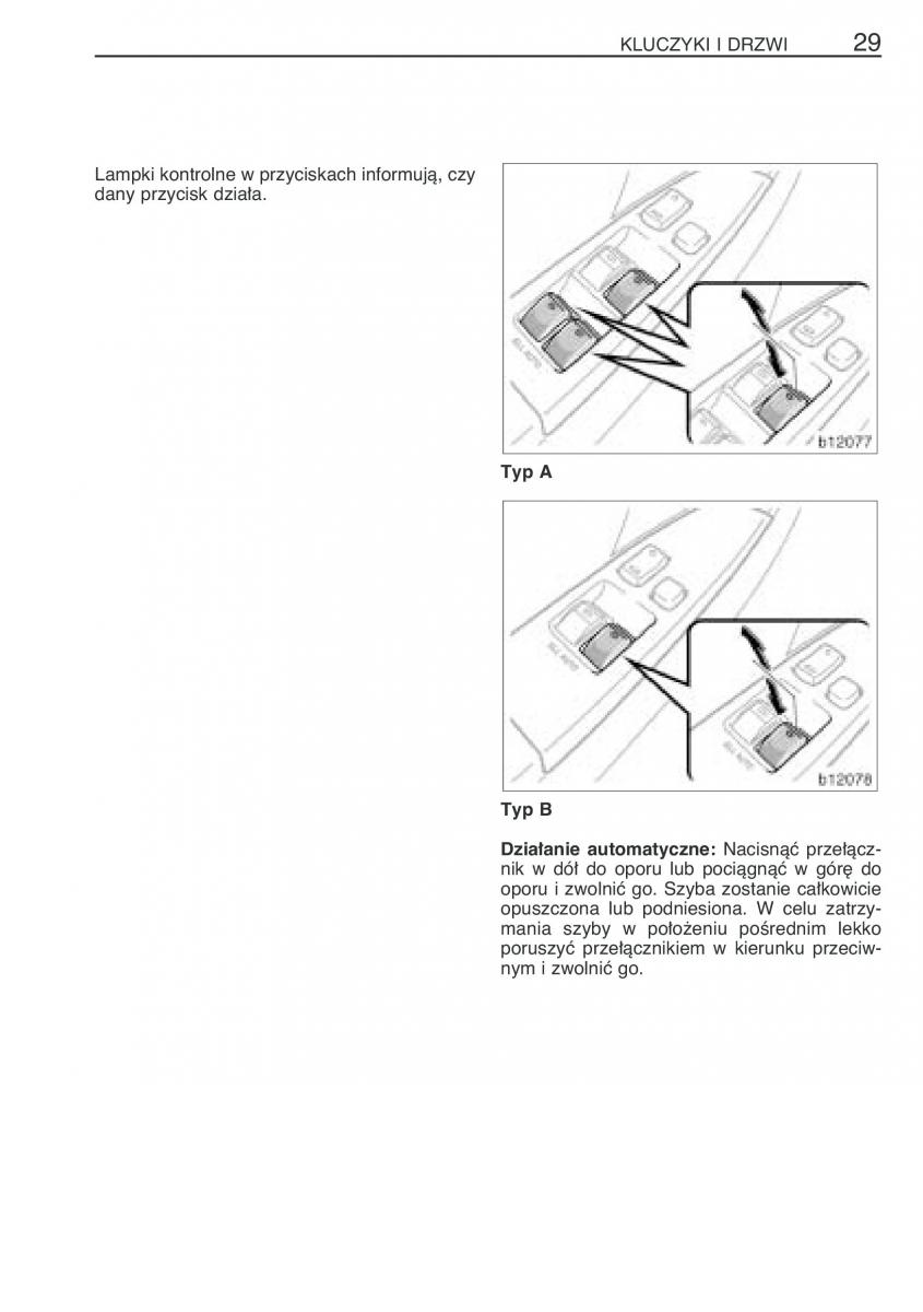 manual  Toyota Corolla Verso I 1 instrukcja / page 36