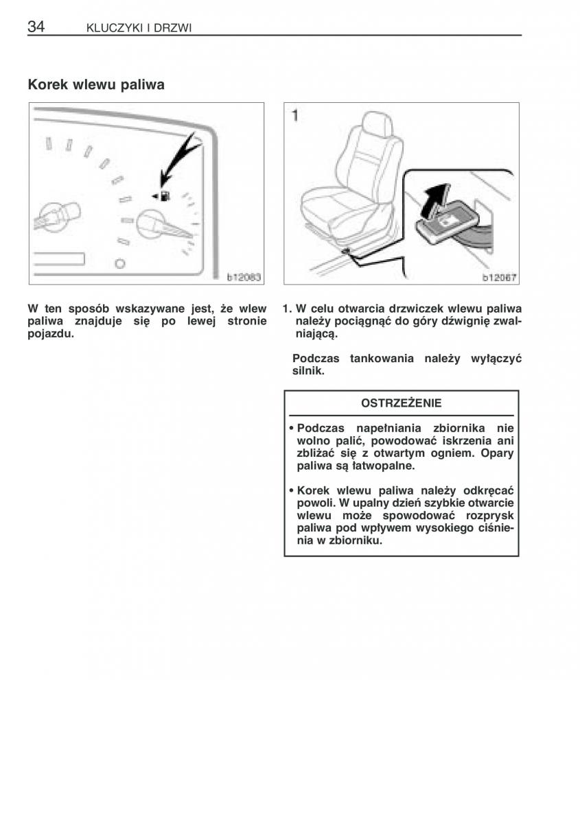 manual  Toyota Corolla Verso I 1 instrukcja / page 41