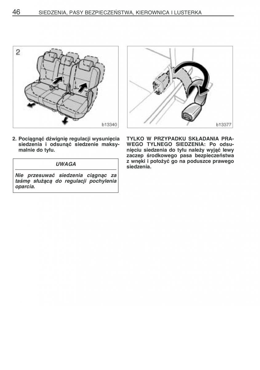 manual  Toyota Corolla Verso I 1 instrukcja / page 53