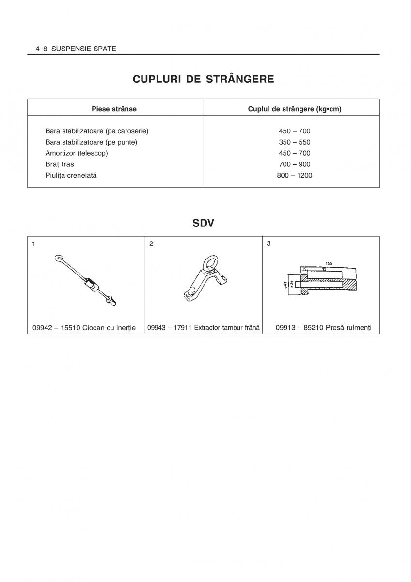 manual  Daewoo Tico service book ksiazka serwisowa / page 55