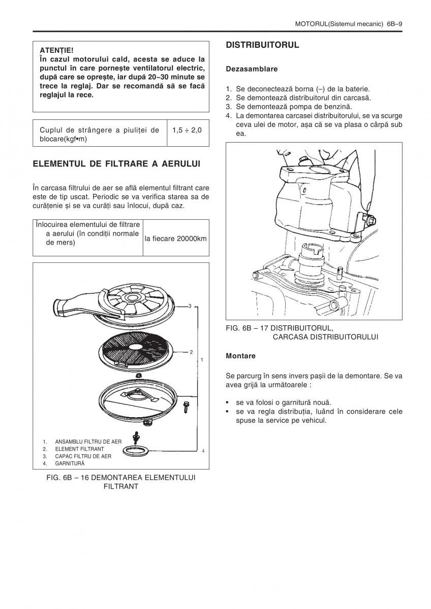 manual  Daewoo Tico service book ksiazka serwisowa / page 93