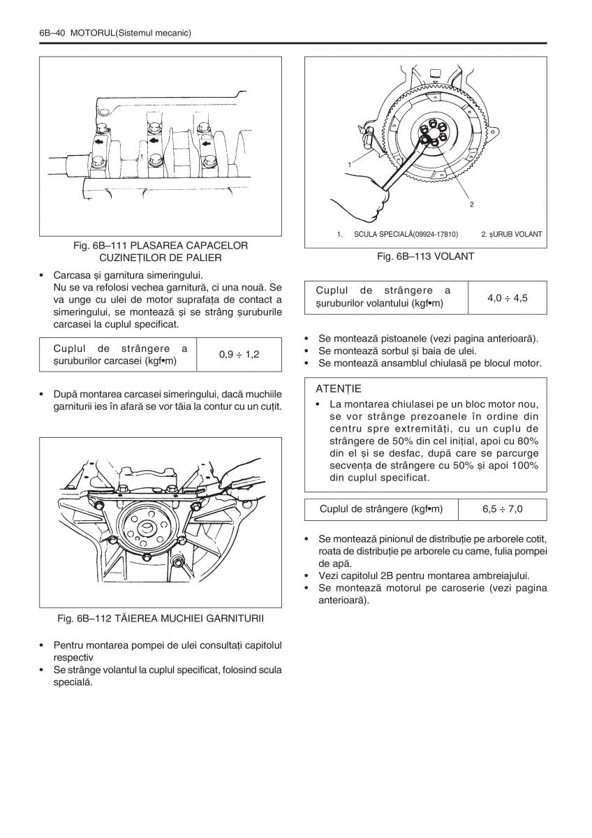 manual  Daewoo Tico service book ksiazka serwisowa / page 124