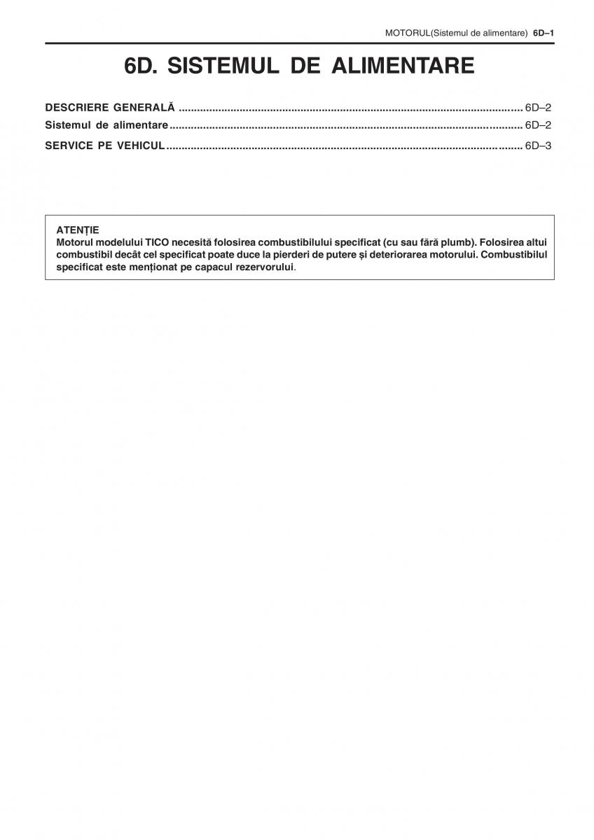 manual  Daewoo Tico service book ksiazka serwisowa / page 137