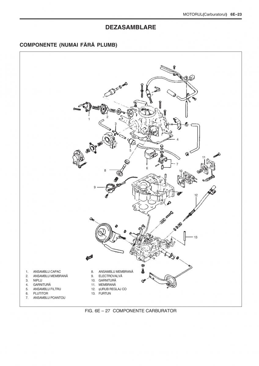 manual  Daewoo Tico service book ksiazka serwisowa / page 163