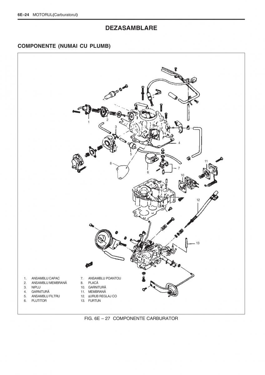 manual  Daewoo Tico service book ksiazka serwisowa / page 164