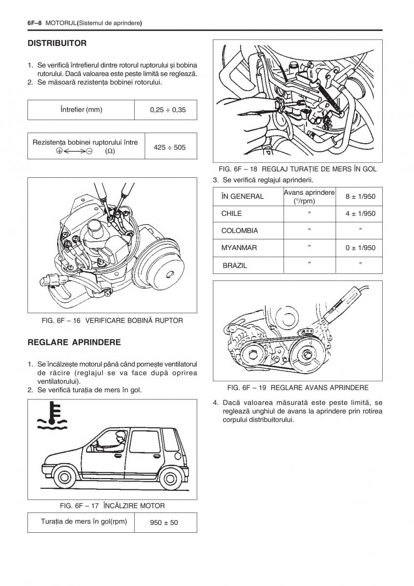 manual  Daewoo Tico service book ksiazka serwisowa / page 176