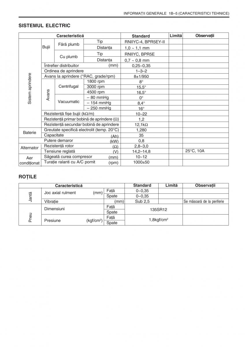 manual  Daewoo Tico service book ksiazka serwisowa / page 19