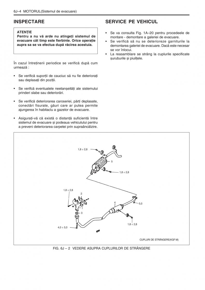 manual  Daewoo Tico service book ksiazka serwisowa / page 204