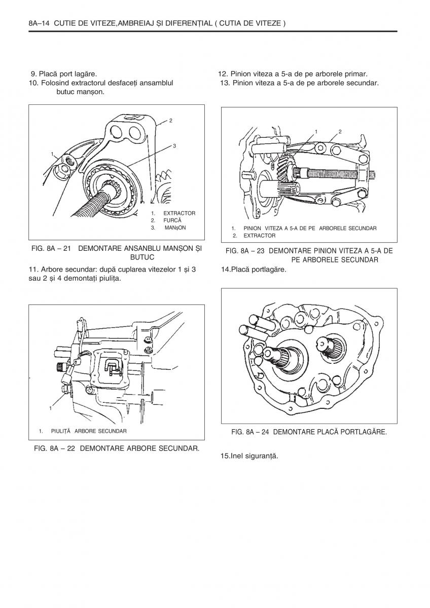 manual  Daewoo Tico service book ksiazka serwisowa / page 220