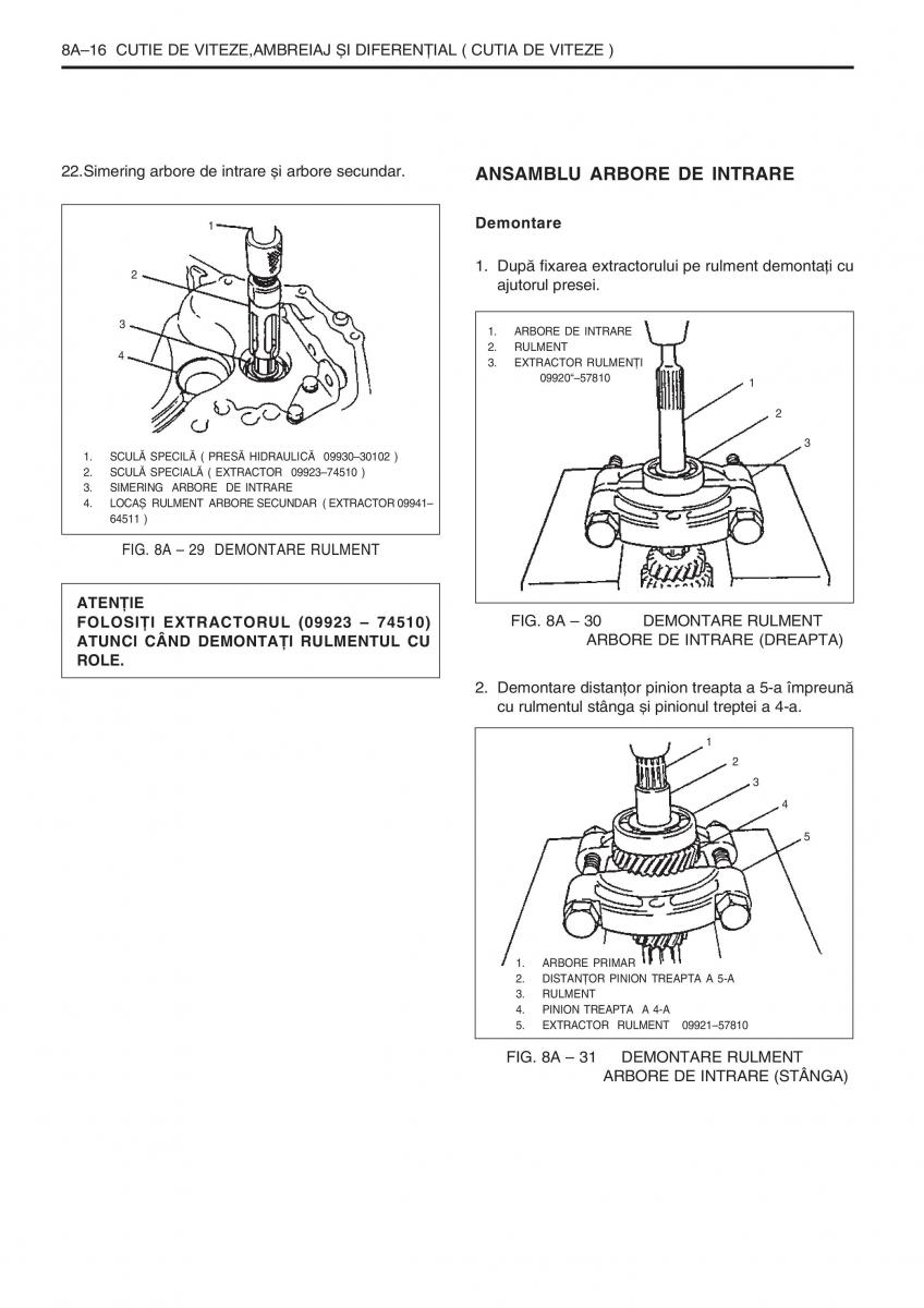 manual  Daewoo Tico service book ksiazka serwisowa / page 222