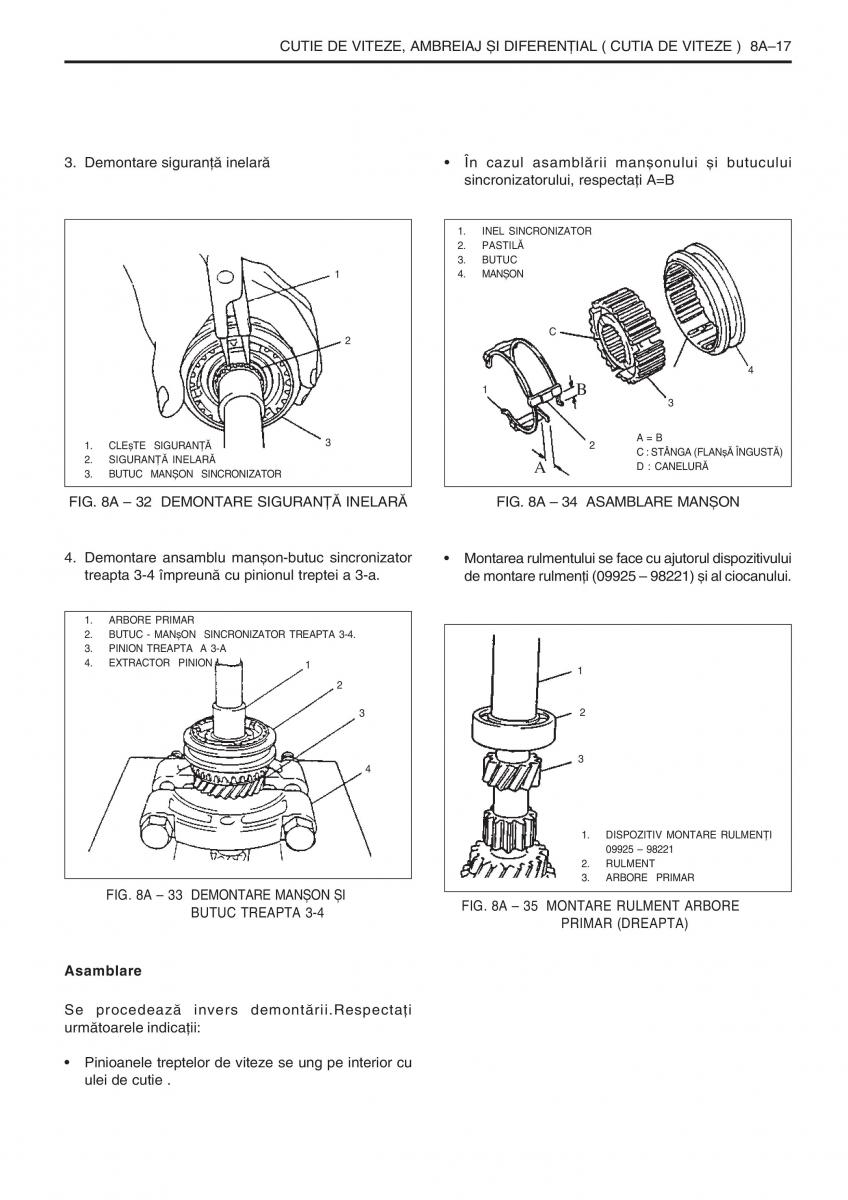 manual  Daewoo Tico service book ksiazka serwisowa / page 223