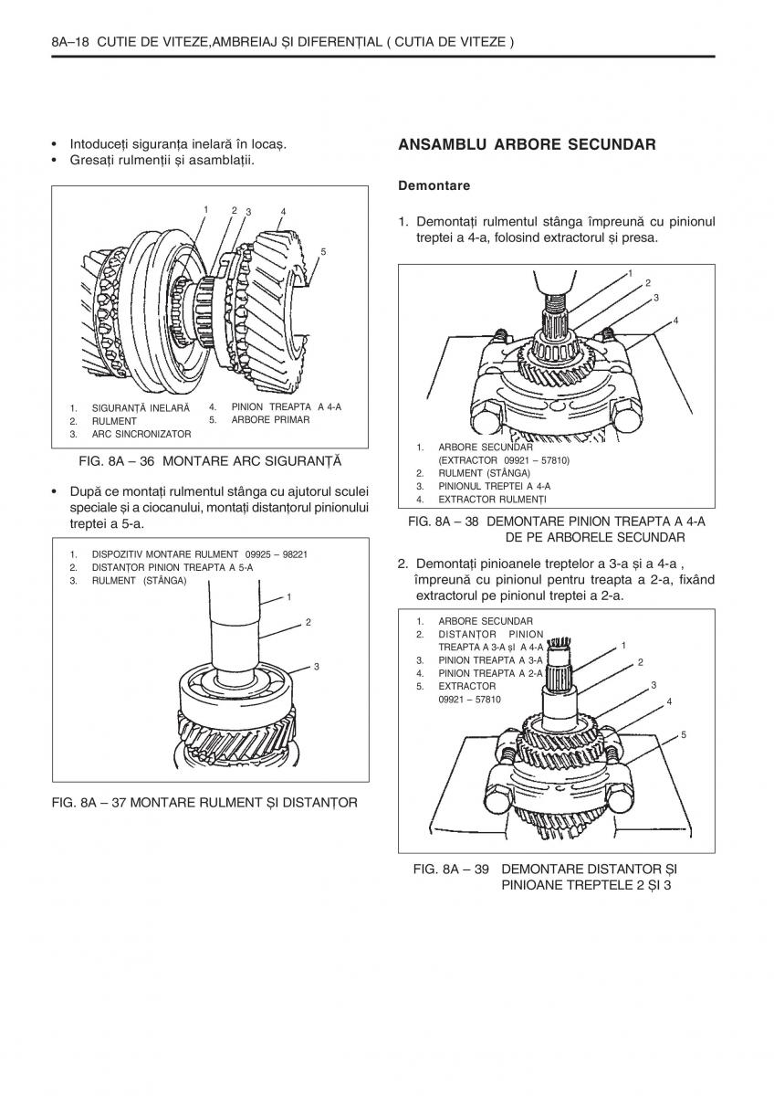 manual  Daewoo Tico service book ksiazka serwisowa / page 224