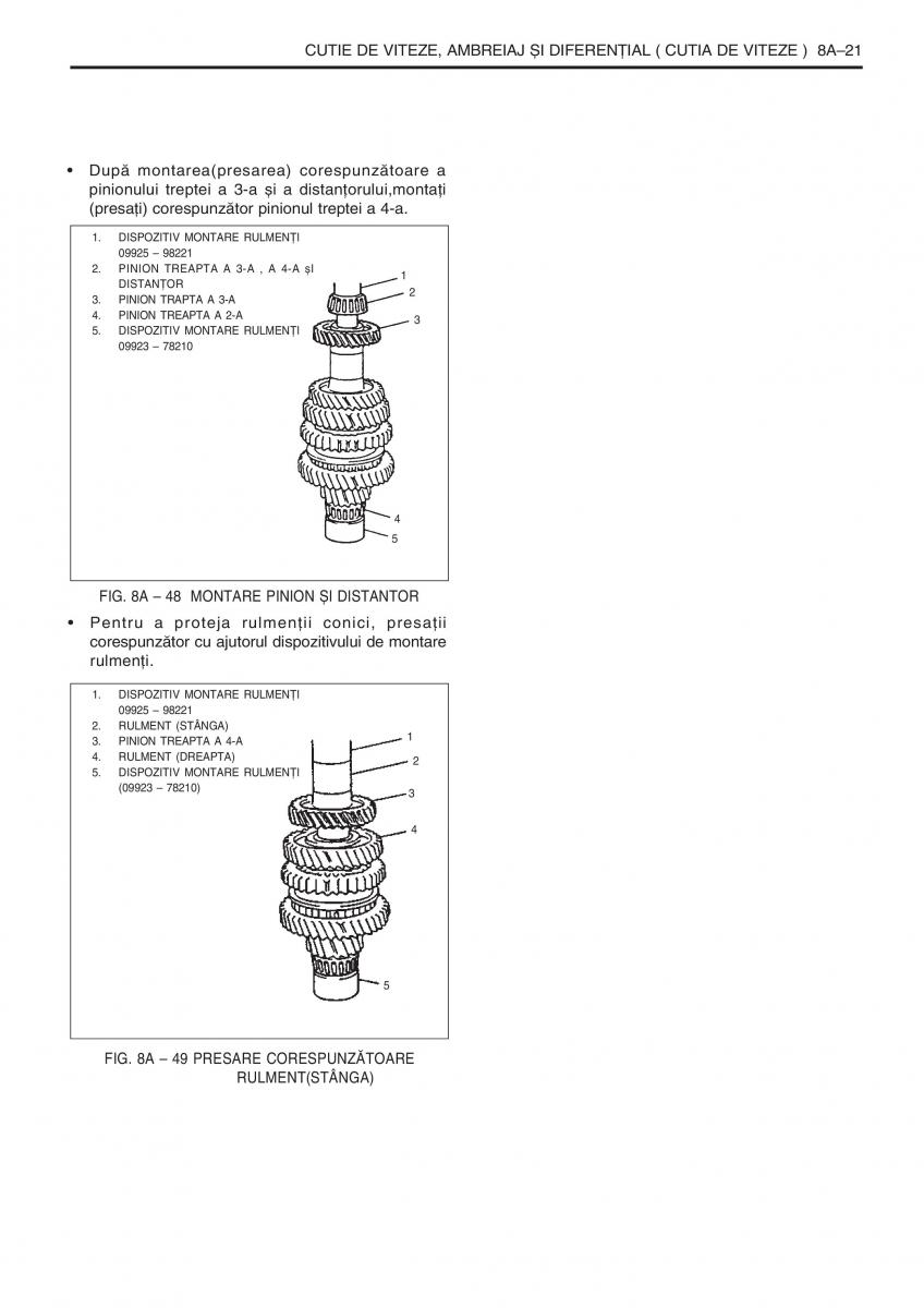 manual  Daewoo Tico service book ksiazka serwisowa / page 227