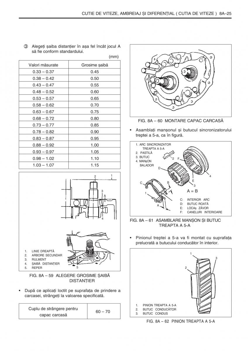 manual  Daewoo Tico service book ksiazka serwisowa / page 231