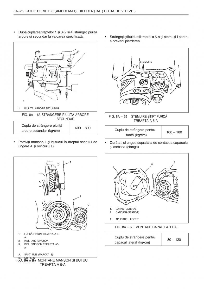 manual  Daewoo Tico service book ksiazka serwisowa / page 232