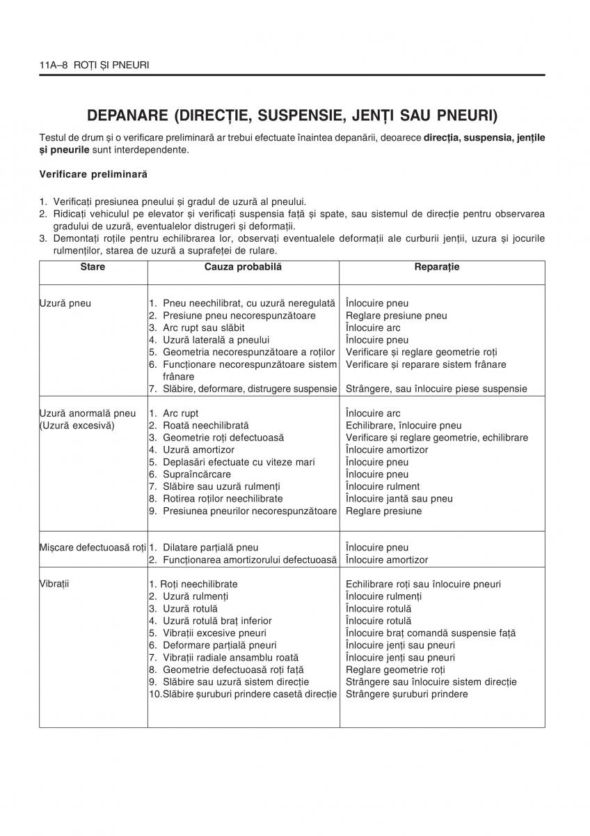 manual  Daewoo Tico service book ksiazka serwisowa / page 272