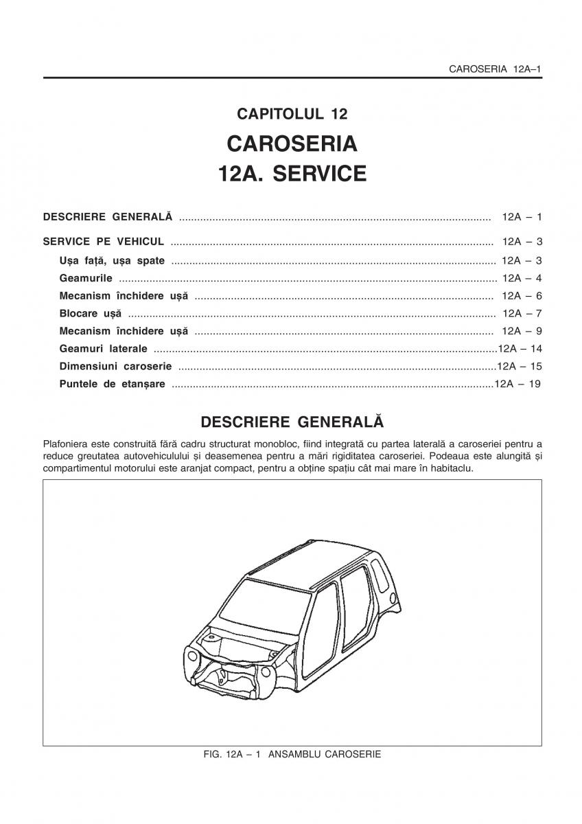 Daewoo Tico service book ksiazka serwisowa / page 282