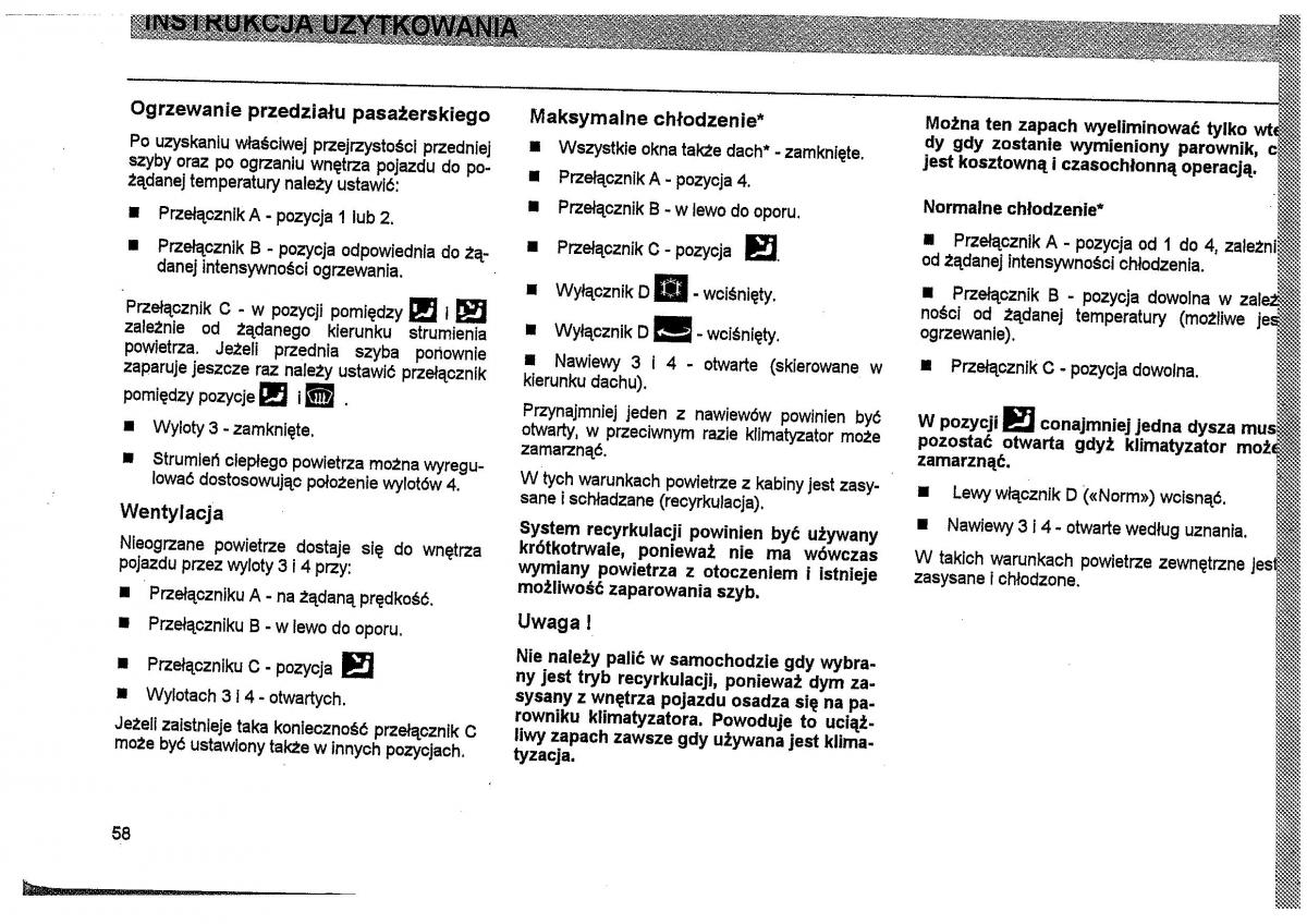 Seat Toledo I 1 instrukcja obslugi / page 61