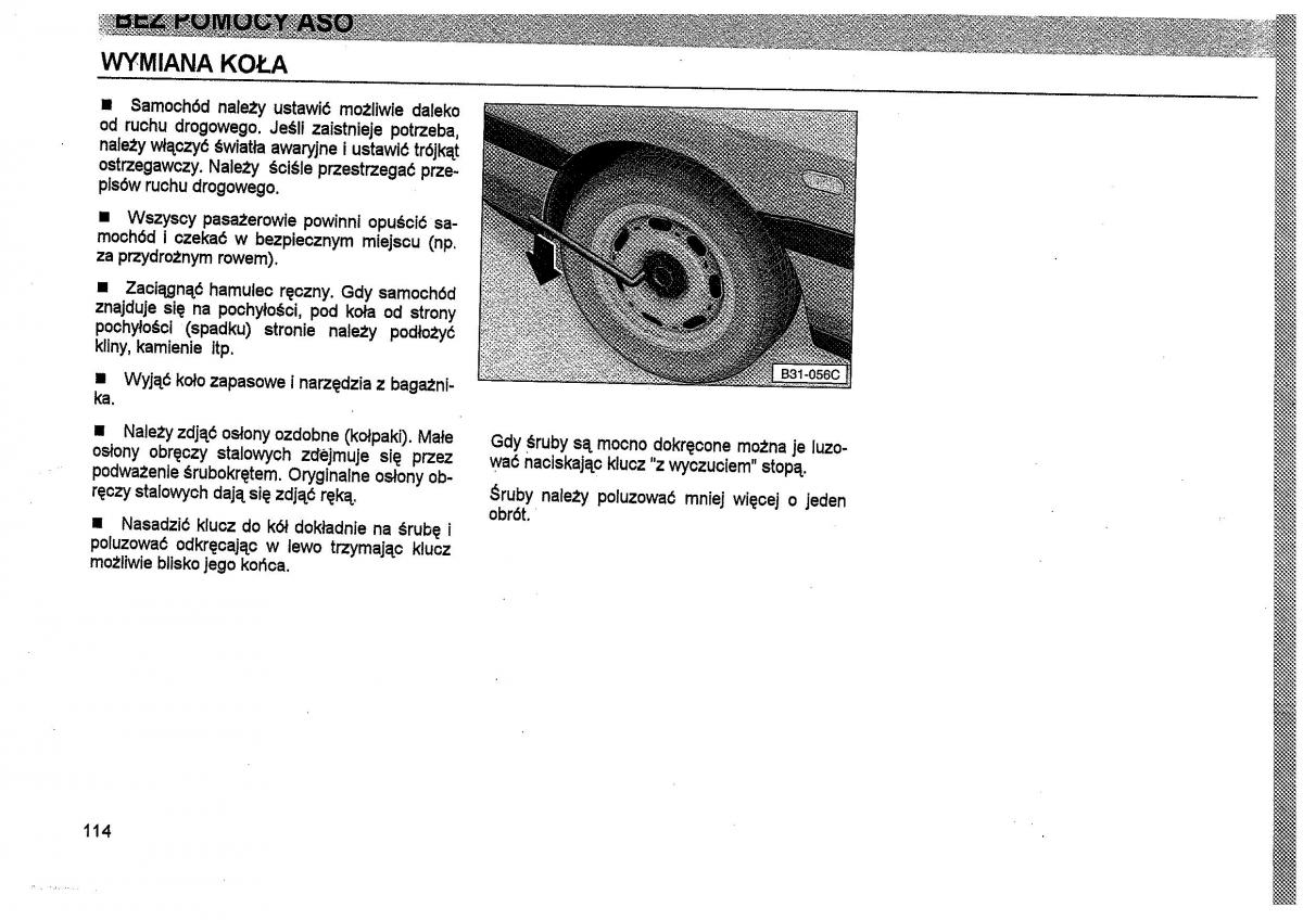 Seat Toledo I 1 instrukcja obslugi / page 117