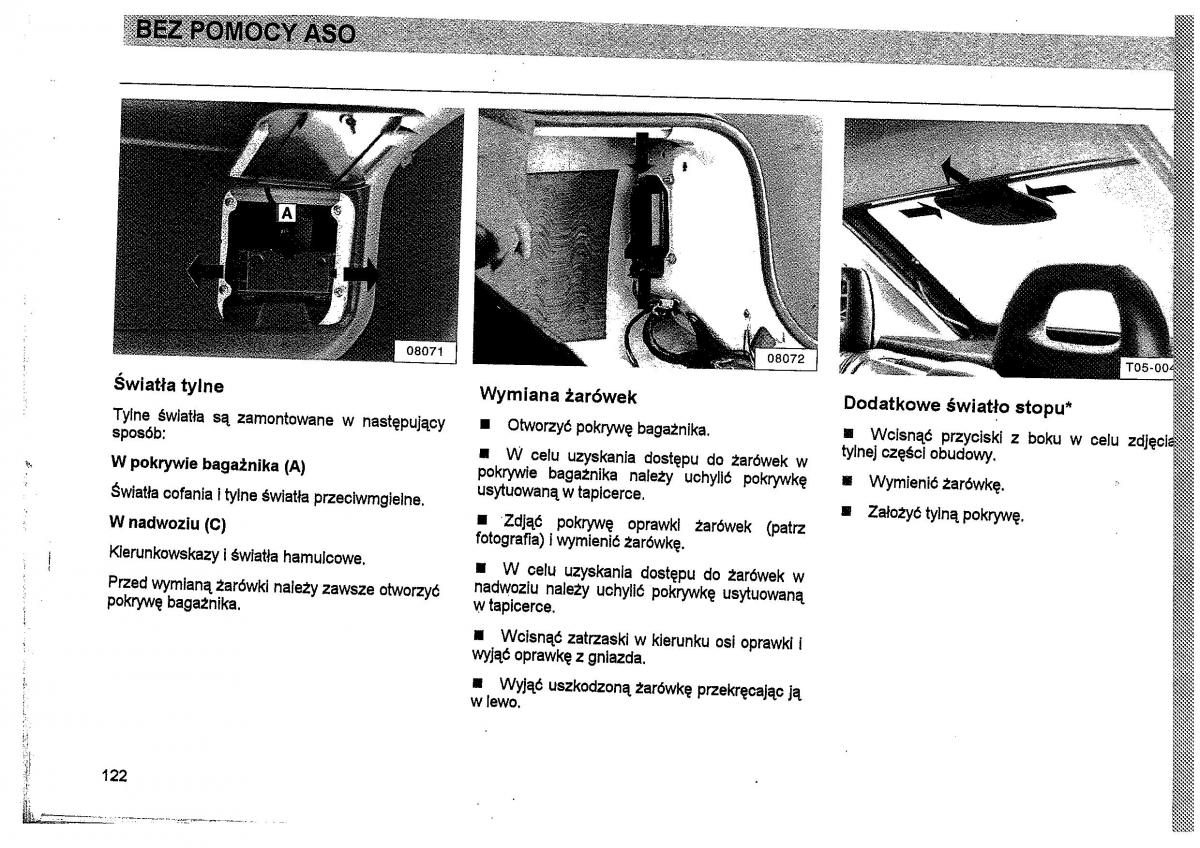 Seat Toledo I 1 instrukcja obslugi / page 125