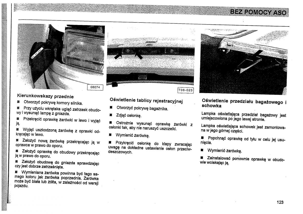 Seat Toledo I 1 instrukcja obslugi / page 126