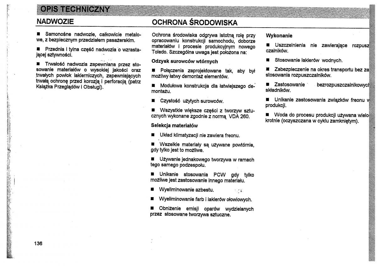 Seat Toledo I 1 instrukcja obslugi / page 139