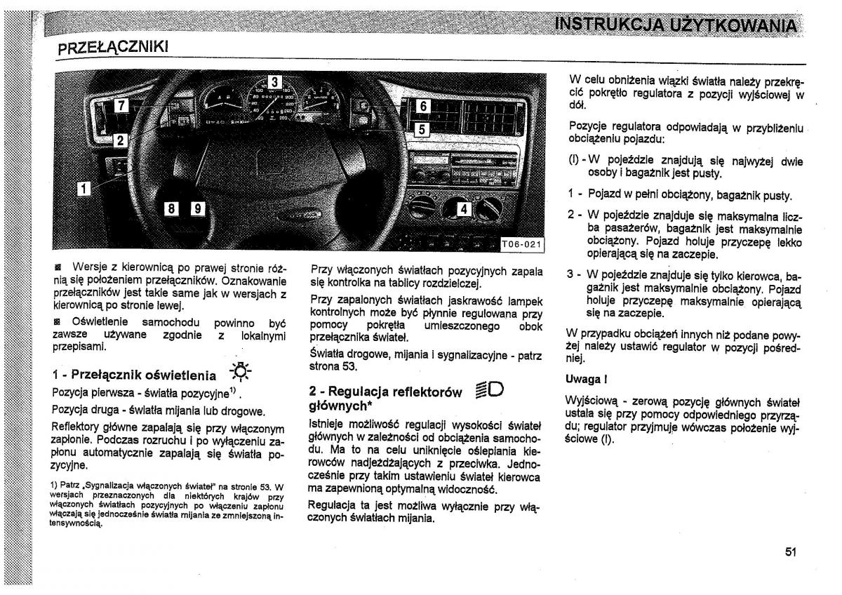 Seat Toledo I 1 instrukcja obslugi / page 54
