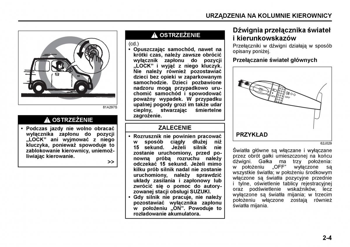 Suzuki Grand Vitara II 2 instrukcja / page 61