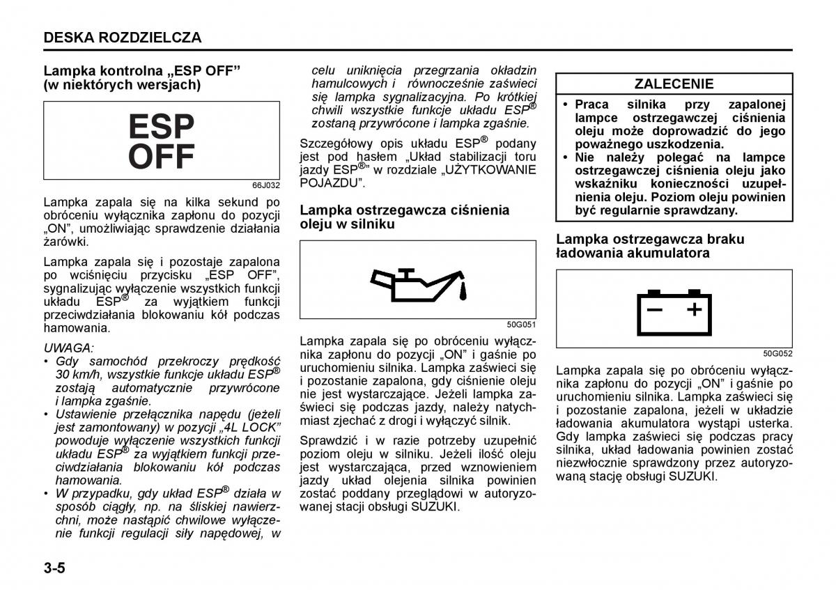 Suzuki Grand Vitara II 2 instrukcja / page 76