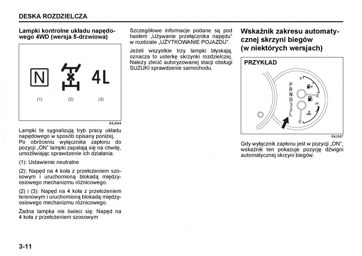 Suzuki Grand Vitara II 2 instrukcja / page 82