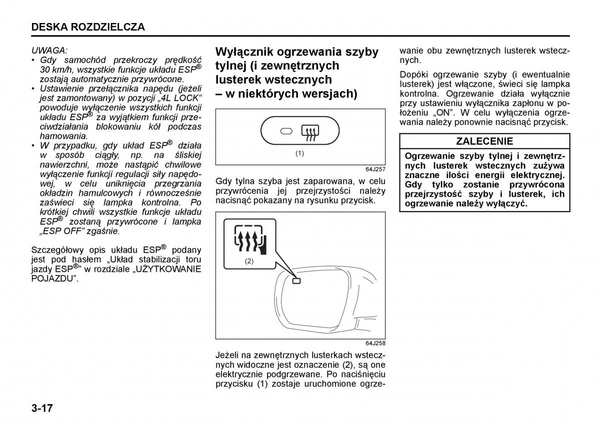 Suzuki Grand Vitara II 2 instrukcja / page 88