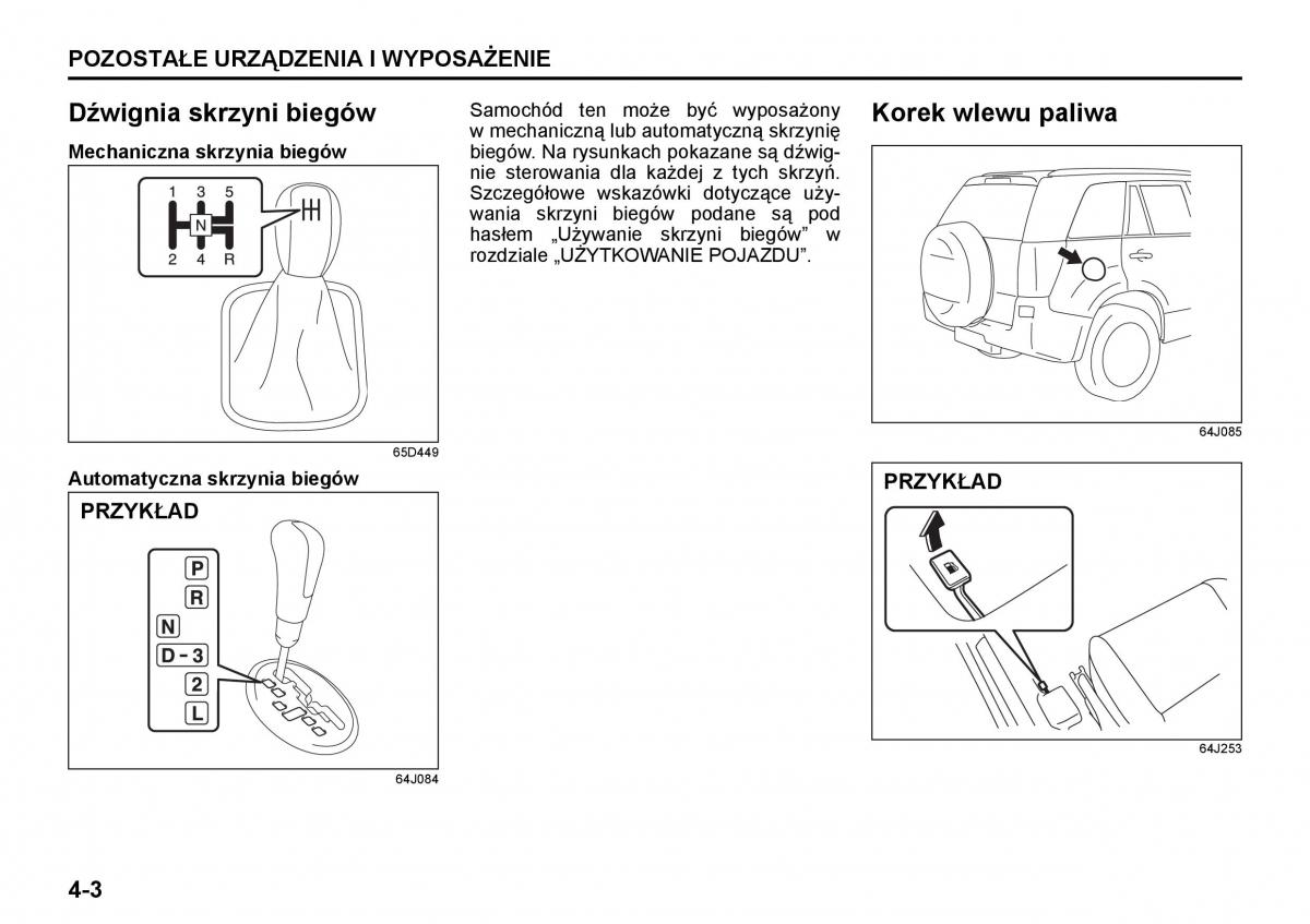 Suzuki Grand Vitara II 2 instrukcja / page 106