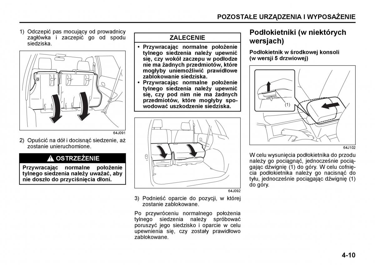 Suzuki Grand Vitara II 2 instrukcja / page 113