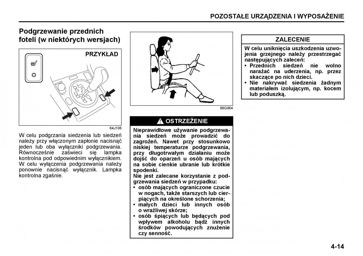 Suzuki Grand Vitara II 2 instrukcja / page 117