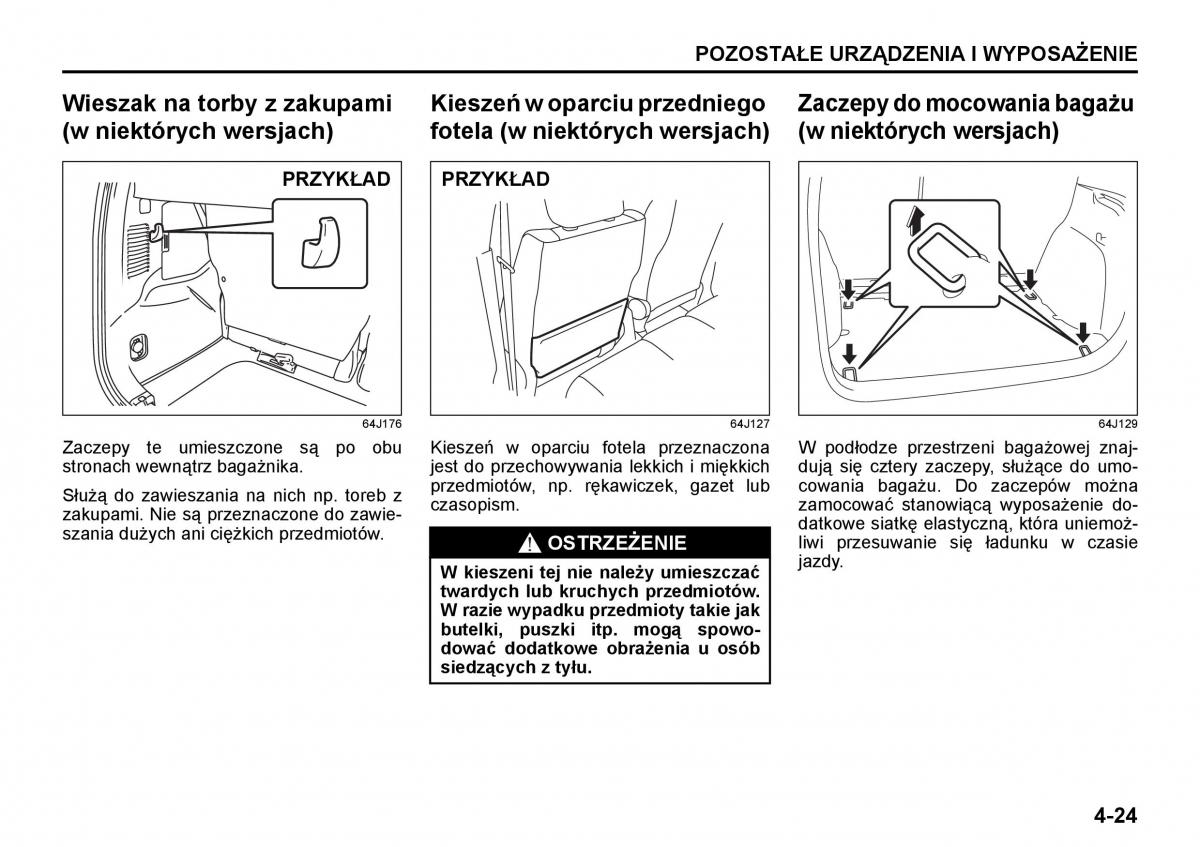 Suzuki Grand Vitara II 2 instrukcja / page 127