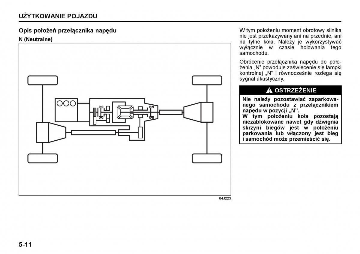 Suzuki Grand Vitara II 2 instrukcja / page 144