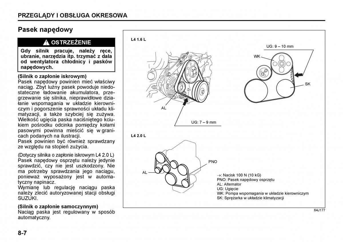 Suzuki Grand Vitara II 2 instrukcja / page 184