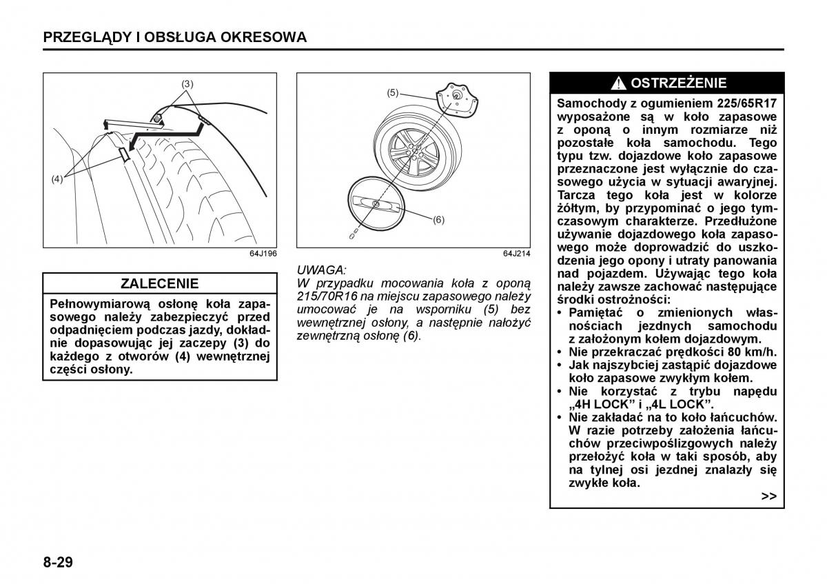 Suzuki Grand Vitara II 2 instrukcja / page 206